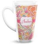 Abstract Foliage Latte Mug (Personalized)