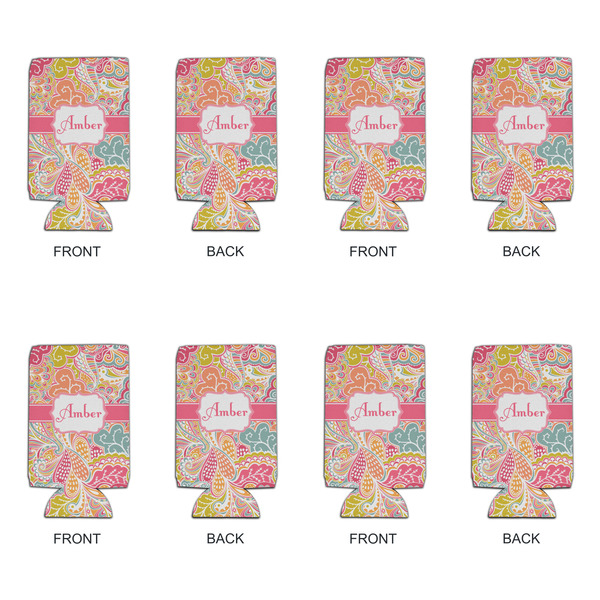 Abstract Foliage 16oz Can Sleeve - Set of 4 - APPROVAL