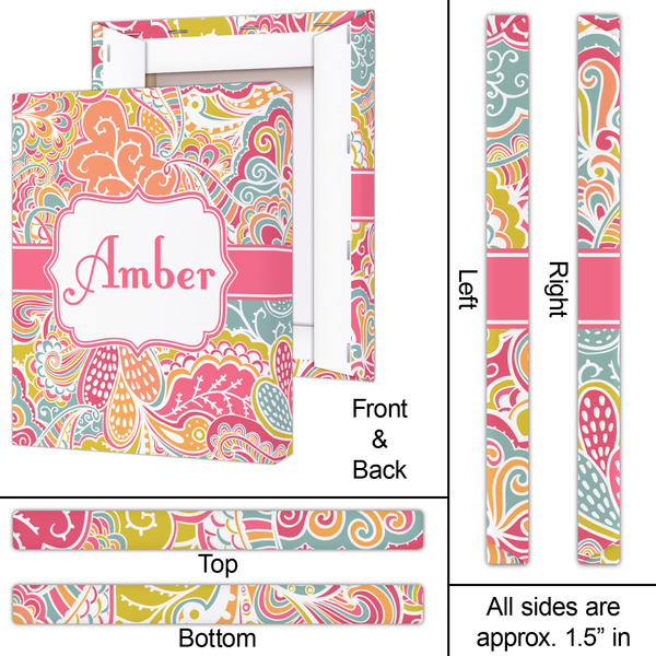 Abstract Foliage 16x20 - Canvas Print - Approval