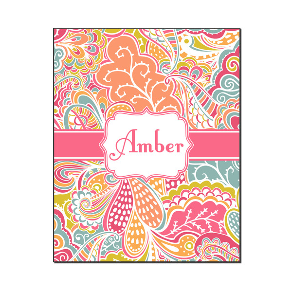 Custom Abstract Foliage Wood Print - 16x20 (Personalized)