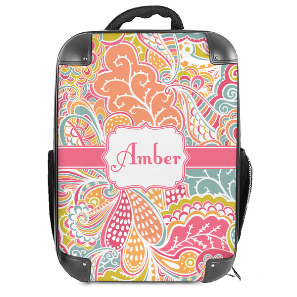 Custom Abstract Foliage Hard Shell Backpack (Personalized)