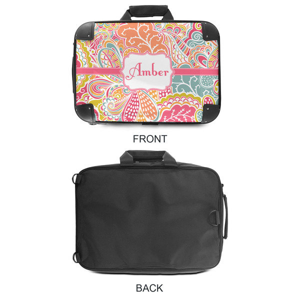 Abstract Foliage 18" Laptop Briefcase - APPROVAL
