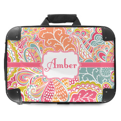 Abstract Foliage Hard Shell Briefcase - 18" (Personalized)