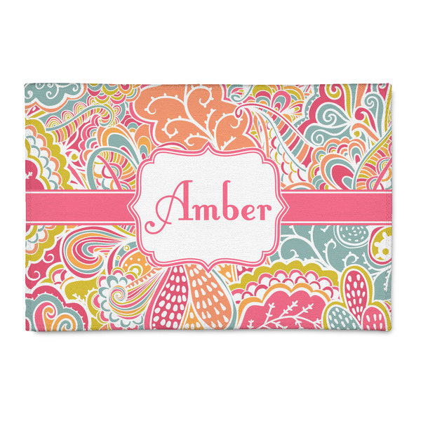 Custom Abstract Foliage Patio Rug (Personalized)