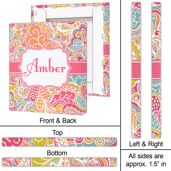 Abstract Foliage 20x24 - Canvas Print - Approval