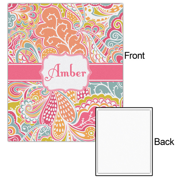 Abstract Foliage 20x24 - Matte Poster - Front & Back