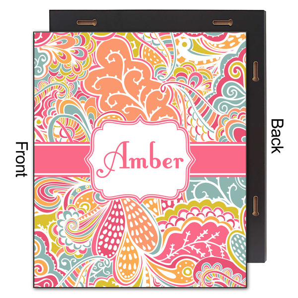 Abstract Foliage 20x24 Wood Print - Front & Back View