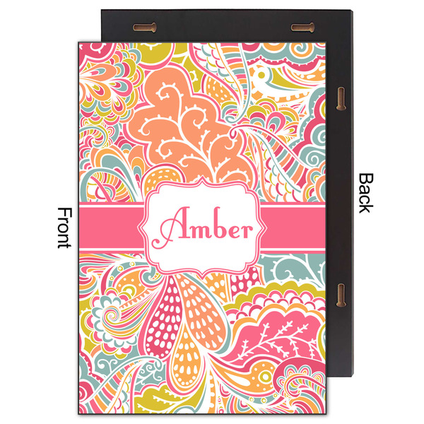 Abstract Foliage 20x30 Wood Print - Front & Back View