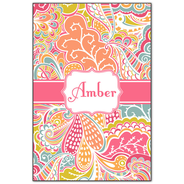 Custom Abstract Foliage Wood Print - 20x30 (Personalized)