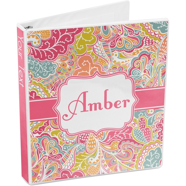 Abstract Foliage 3-Ring Binder 3/4 - Main