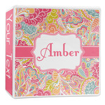 Abstract Foliage 3-Ring Binder - 2 inch (Personalized)