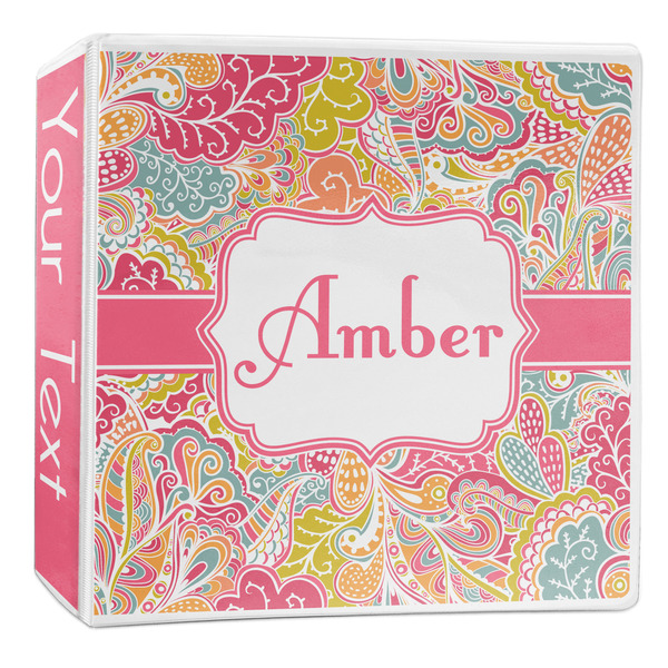 Custom Abstract Foliage 3-Ring Binder - 2 inch (Personalized)