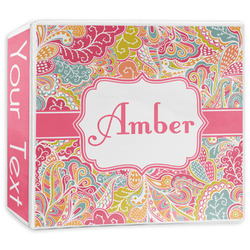 Abstract Foliage 3-Ring Binder - 3 inch (Personalized)