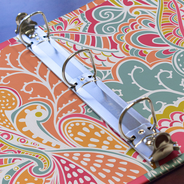 Abstract Foliage 3 Ring Binders - Full Wrap - 1" - DETAIL