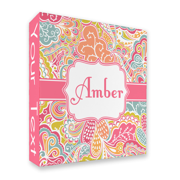 Abstract Foliage 3 Ring Binders - Full Wrap - 2" - FRONT