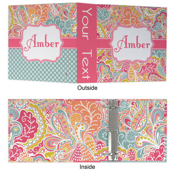 Abstract Foliage 3 Ring Binders - Full Wrap - 3" - APPROVAL