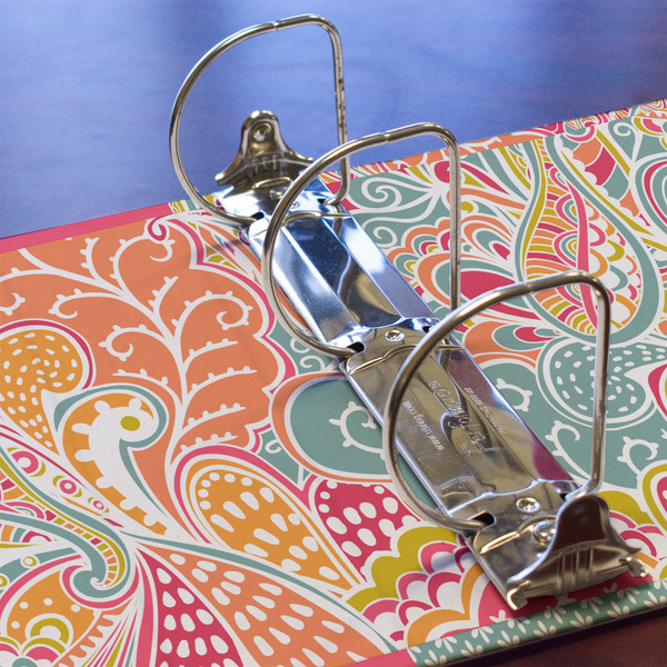 Abstract Foliage 3 Ring Binders - Full Wrap - 3" - DETAIL