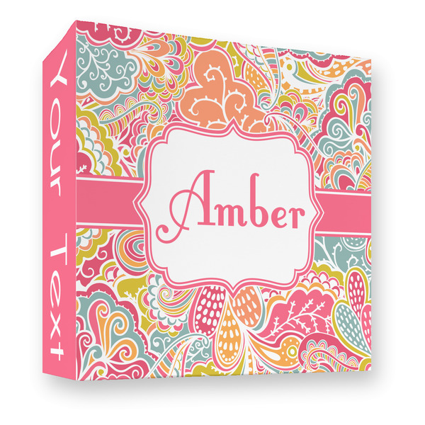 Abstract Foliage 3 Ring Binders - Full Wrap - 3" - FRONT