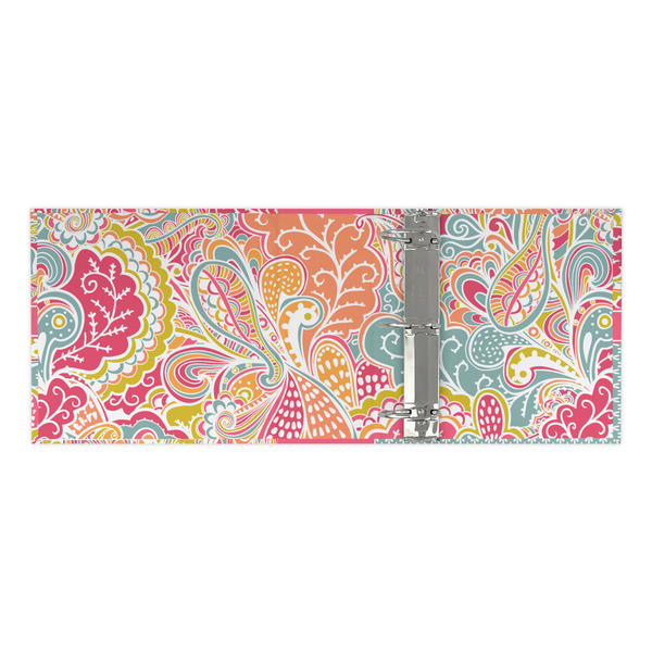 Abstract Foliage 3 Ring Binders - Full Wrap - 3" - OPEN INSIDE