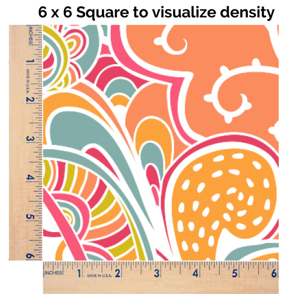 Abstract Foliage 6x6 Swatch of Fabric