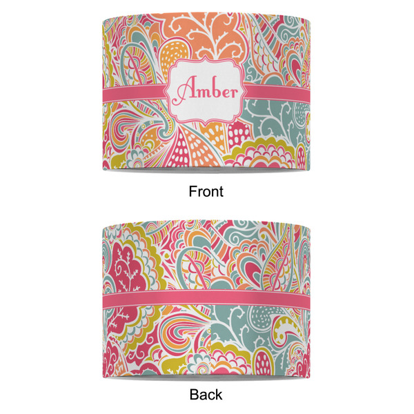 Abstract Foliage 8" Drum Lampshade - APPROVAL (Fabric)