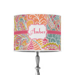 Abstract Foliage 8" Drum Lamp Shade - Poly-film (Personalized)