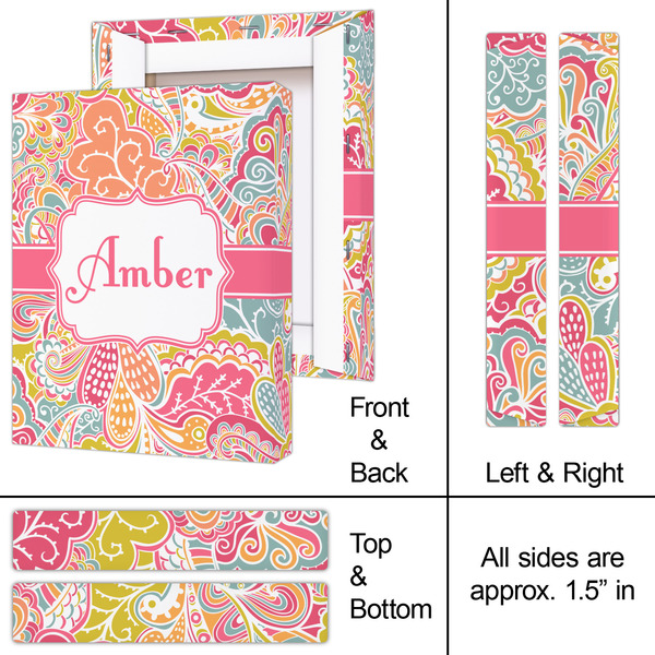 Abstract Foliage 8x10 - Canvas Print - Approval