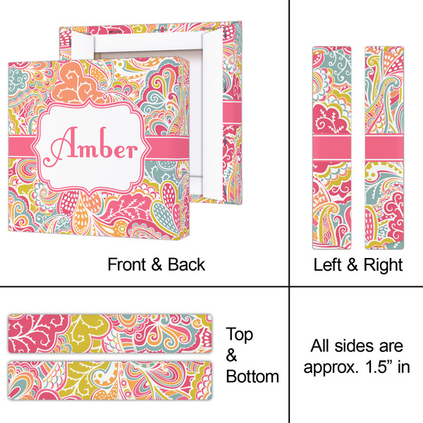 Abstract Foliage 8x8 - Canvas Print - Approval