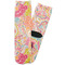 Abstract Foliage Adult Crew Socks - Single Pair - Front and Back