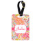 Abstract Foliage Metal Luggage Tag w/ Name or Text