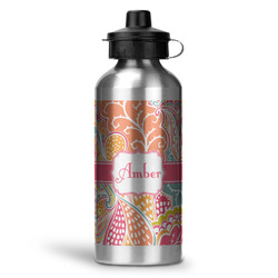 Abstract Foliage Water Bottles - 20 oz - Aluminum (Personalized)