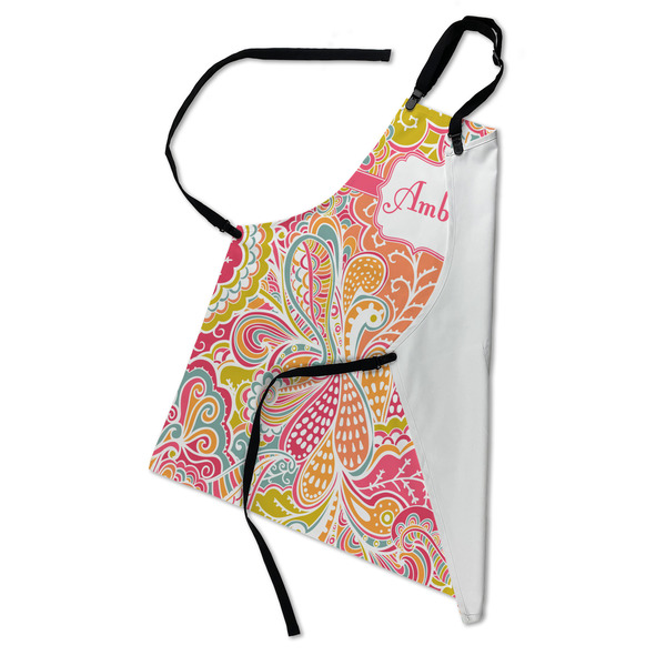 Abstract Foliage Apron - Folded