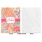 Abstract Foliage Baby Blanket (Single Side - Printed Front, White Back)
