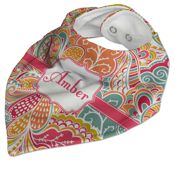 Abstract Foliage Bandana Closed