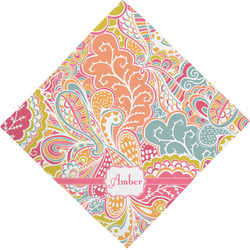 Abstract Foliage Dog Bandana Scarf w/ Name or Text