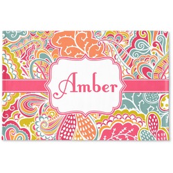 Abstract Foliage Woven Mat (Personalized)