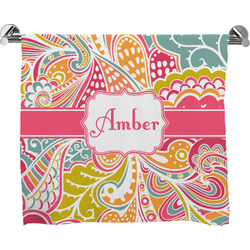 Abstract Foliage Bath Towel (Personalized)