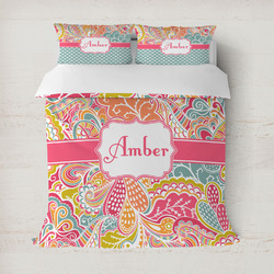 Abstract Foliage Duvet Cover (Personalized)