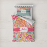 Abstract Foliage Duvet Cover Set - Twin (Personalized)