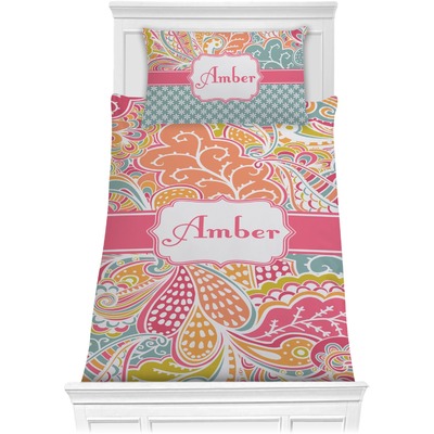 Abstract Foliage Comforter Set - Twin (Personalized)