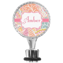 Abstract Foliage Wine Bottle Stopper (Personalized)