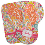 Abstract Foliage Burp Cloth (Personalized)