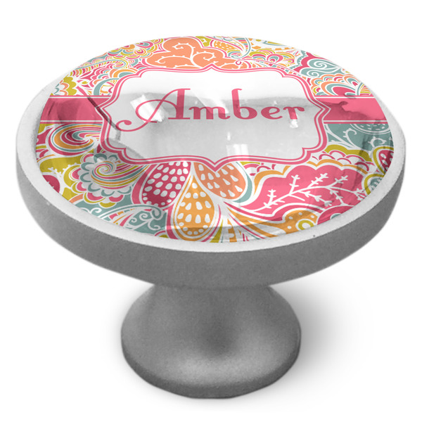 Custom Abstract Foliage Cabinet Knob (Personalized)