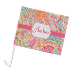 Abstract Foliage Car Flag (Personalized)