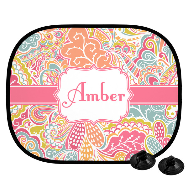 Custom Abstract Foliage Car Side Window Sun Shade (Personalized)
