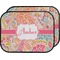 Abstract Foliage Car Floor Mats (Back Seat) (Personalized)