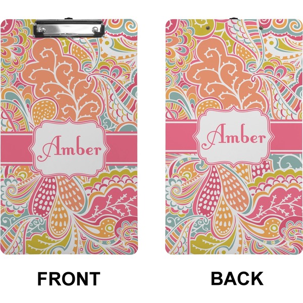 Abstract Foliage Clipboard (Legal) (Front + Back)