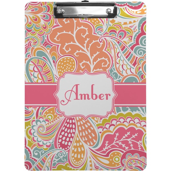 Custom Abstract Foliage Clipboard (Personalized)