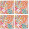 Abstract Foliage Cloth Napkins - Personalized Lunch (APPROVAL) Set of 4