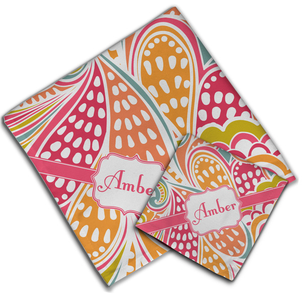 Abstract Foliage Cloth Napkins - Personalized Lunch & Dinner (PARENT MAIN)